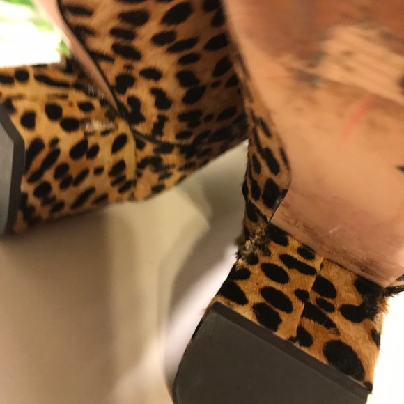 J. Crew Sadie Ankle Boots in Leopard Calf Hair - Picture 8 of 10